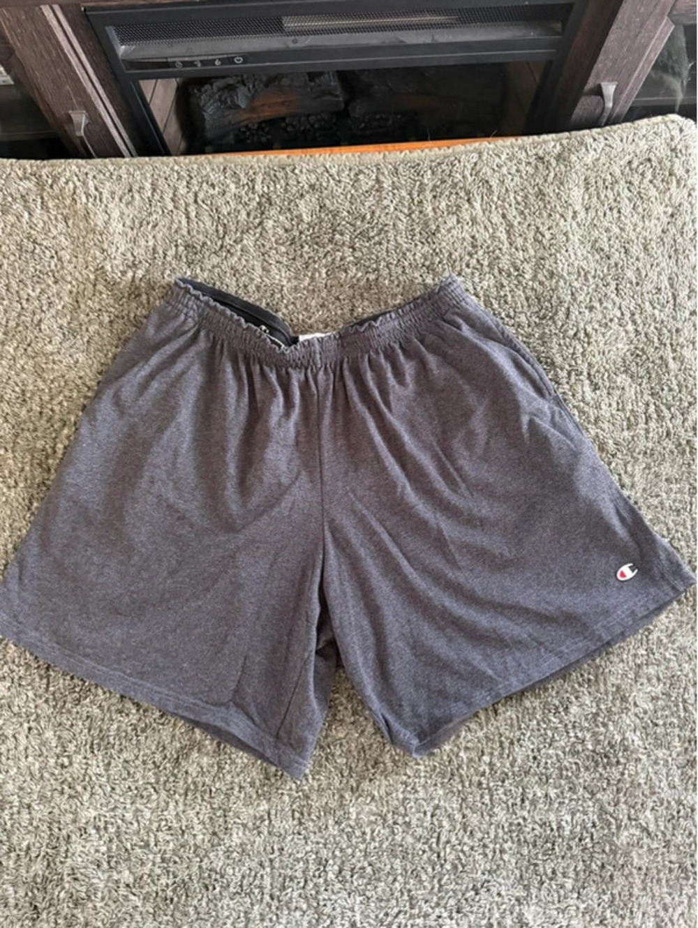 Champion Authentic Gray Athletic Shorts Size 2XLT